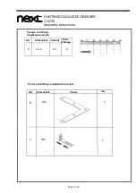 Предварительный просмотр 4 страницы Next Huntingdon 174728 Assembly Instructions Manual