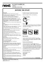 Preview for 3 page of Next HUXLEY 108487 Assembly Instructions Manual