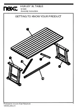 Предварительный просмотр 4 страницы Next HUXLEY XL 181089 Assembly Instructions Manual