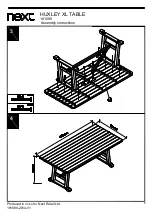 Предварительный просмотр 7 страницы Next HUXLEY XL 181089 Assembly Instructions Manual