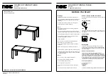 Preview for 1 page of Next IDAHO EXT DINING TABLE 671136 Assembly Instructions