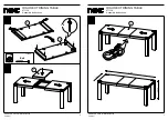 Preview for 4 page of Next IDAHO EXT DINING TABLE 671136 Assembly Instructions