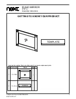 Предварительный просмотр 3 страницы Next IDAHO MIRROR 679714 Assembly Instructions