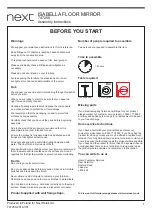 Предварительный просмотр 2 страницы Next ISABELLA 747260 Assembly Instructions Manual