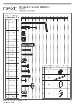 Предварительный просмотр 4 страницы Next ISABELLA 747260 Assembly Instructions Manual