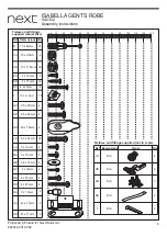 Предварительный просмотр 5 страницы Next ISABELLA GENTS ROBE 942322 Assembly Instructions Manual