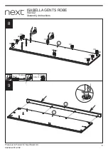 Предварительный просмотр 9 страницы Next ISABELLA GENTS ROBE 942322 Assembly Instructions Manual