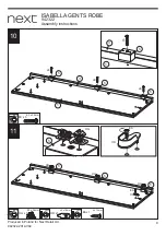 Предварительный просмотр 10 страницы Next ISABELLA GENTS ROBE 942322 Assembly Instructions Manual