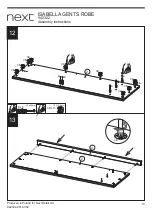 Предварительный просмотр 11 страницы Next ISABELLA GENTS ROBE 942322 Assembly Instructions Manual