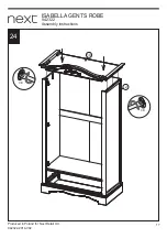 Предварительный просмотр 18 страницы Next ISABELLA GENTS ROBE 942322 Assembly Instructions Manual