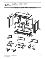 Предварительный просмотр 3 страницы Next ISABELLA WIDE CHEST Assembly Instructions Manual