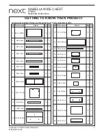 Предварительный просмотр 4 страницы Next ISABELLA WIDE CHEST Assembly Instructions Manual