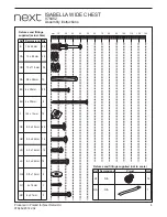 Предварительный просмотр 5 страницы Next ISABELLA WIDE CHEST Assembly Instructions Manual