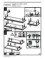 Предварительный просмотр 6 страницы Next ISABELLA WIDE CHEST Assembly Instructions Manual