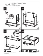 Предварительный просмотр 9 страницы Next ISABELLA WIDE CHEST Assembly Instructions Manual