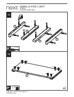 Предварительный просмотр 10 страницы Next ISABELLA WIDE CHEST Assembly Instructions Manual