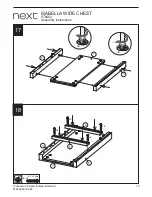 Предварительный просмотр 11 страницы Next ISABELLA WIDE CHEST Assembly Instructions Manual