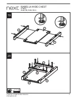 Предварительный просмотр 12 страницы Next ISABELLA WIDE CHEST Assembly Instructions Manual