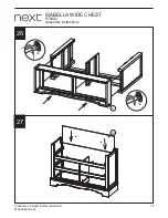 Предварительный просмотр 15 страницы Next ISABELLA WIDE CHEST Assembly Instructions Manual