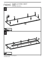 Предварительный просмотр 16 страницы Next ISABELLA WIDE CHEST Assembly Instructions Manual