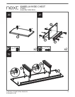 Предварительный просмотр 17 страницы Next ISABELLA WIDE CHEST Assembly Instructions Manual