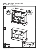 Предварительный просмотр 18 страницы Next ISABELLA WIDE CHEST Assembly Instructions Manual