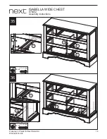 Предварительный просмотр 19 страницы Next ISABELLA WIDE CHEST Assembly Instructions Manual