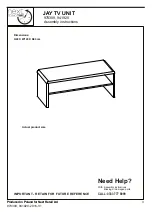 Предварительный просмотр 3 страницы Next JAY 941920 Assembly Instructions Manual