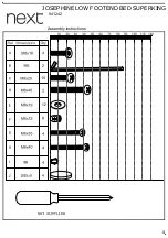 Предварительный просмотр 4 страницы Next JOSEPHINE 941242 Assembly Instructions Manual