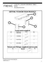 Preview for 3 page of Next JULIETTE 868967 Assembly Instructions Manual