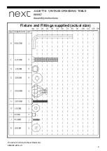 Preview for 4 page of Next JULIETTE 868967 Assembly Instructions Manual