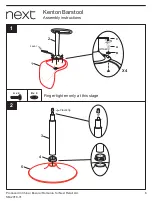 Предварительный просмотр 6 страницы Next Kenton Barstool Assembly Instructions Manual