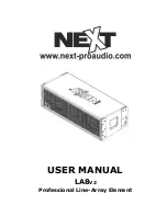 Next LA8V2 User Manual предпросмотр