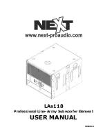 Предварительный просмотр 1 страницы Next LAs118 User Manual