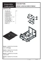 Предварительный просмотр 3 страницы Next LINCOLN BED DOUBLE 885963 Assembly Instructions Manual