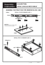 Предварительный просмотр 6 страницы Next LINCOLN BED DOUBLE 885963 Assembly Instructions Manual