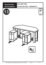 Preview for 15 page of Next LINCOLN CORNER TV 851304 Assembly Instructions Manual