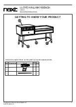 Preview for 4 page of Next LLOYD HALLWAY BENCH Assembly Instructions Manual