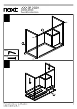 Preview for 8 page of Next LOCKER DESK 489969 Assembly Instructions Manual