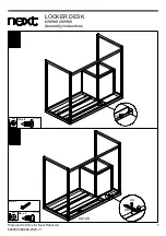 Preview for 9 page of Next LOCKER DESK 489969 Assembly Instructions Manual