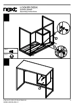 Preview for 10 page of Next LOCKER DESK 489969 Assembly Instructions Manual