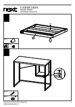 Preview for 11 page of Next LOCKER DESK 489969 Assembly Instructions Manual