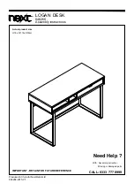 Next LOGAN 846268 Assembly Instructions Manual предпросмотр