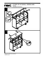 Preview for 13 page of Next LOGAN DOVE SMALL SIDEBOARD Assembly Instructions Manual