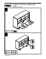 Preview for 14 page of Next LOGAN DOVE SMALL SIDEBOARD Assembly Instructions Manual