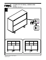 Preview for 17 page of Next LOGAN DOVE SMALL SIDEBOARD Assembly Instructions Manual