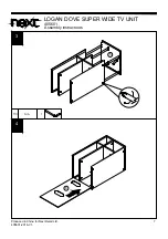 Preview for 8 page of Next LOGAN DOVE SUPER WIDE 405601 Assembly Instructions Manual