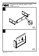 Preview for 15 page of Next LOGAN DOVE SUPER WIDE 405601 Assembly Instructions Manual