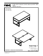 Next LOGAN WHITE SQUARE TO RECTANGLE COFFEE TABLE Assembly Instructions Manual preview