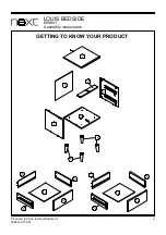 Preview for 3 page of Next LOUIS BEDSIDE Assembly Instructions Manual